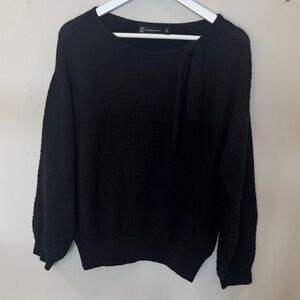 New York & Company Black Crew Neck Sweater
